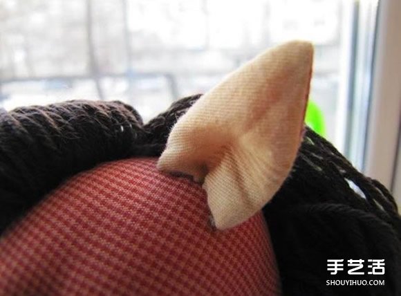 布艺马手工制作带图纸 毛绒玩具马DIY图解(图6)
