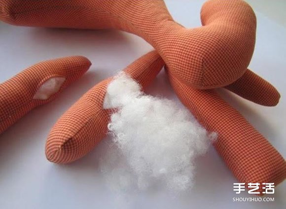 布艺马手工制作带图纸 毛绒玩具马DIY图解(图3)