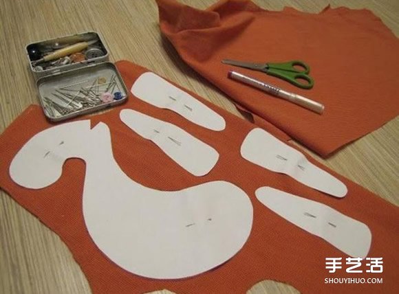 布艺马手工制作带图纸 毛绒玩具马DIY图解(图2)