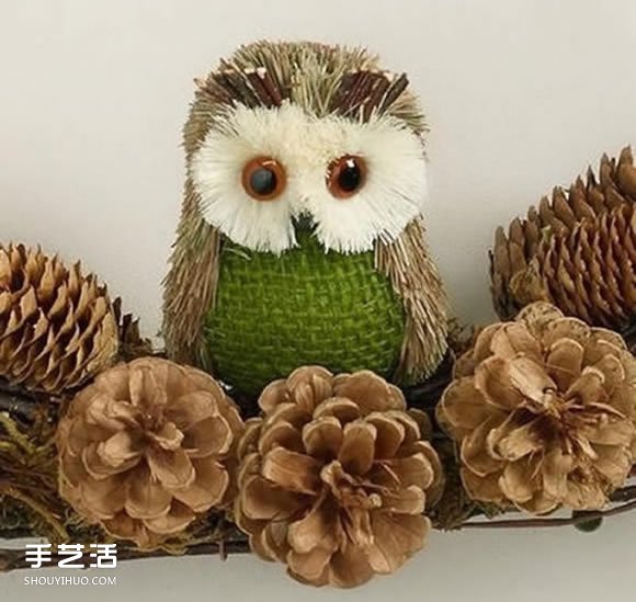 塑料瓶制作猫头鹰教程 幼儿园猫头鹰模型DIY(图2)