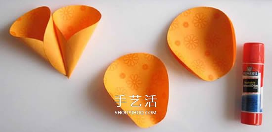 便利贴手工制作立体纸花的做法图解(图10)