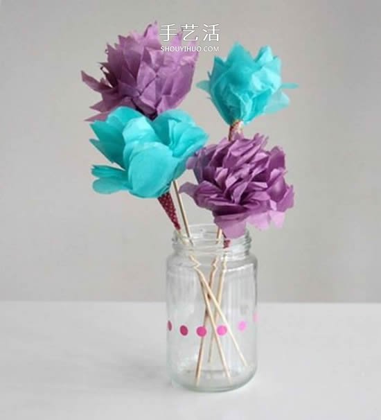简单的绢纸花手工制作图解教程(图1)