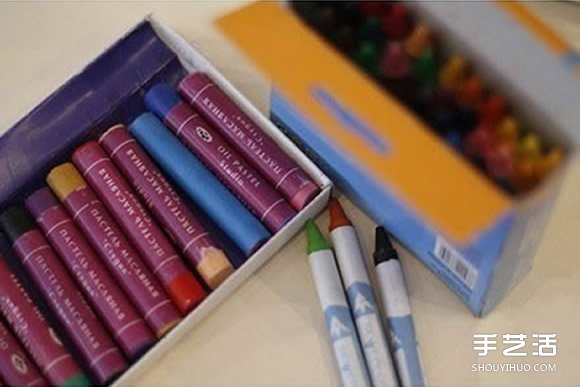 创意熨斗画的画法 把蜡笔融化后画出漂亮图案(图2)