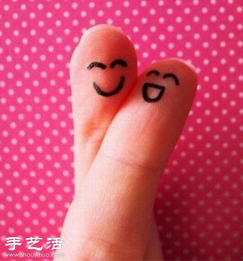 手指+简笔画 DIY另类恶搞“爱相随”(图7)