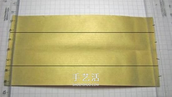 冬天的美丽折纸手工 立体雪花花球的折法图解(图3)