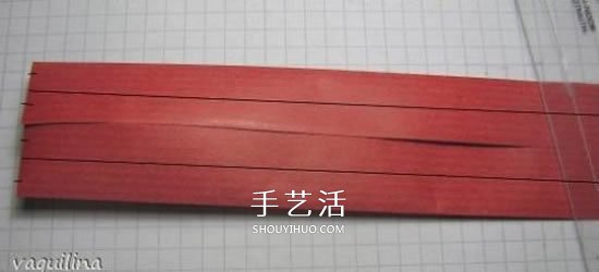 冬天的美丽折纸手工 立体雪花花球的折法图解(图5)