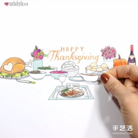 自制插画和拼贴 手绘风动画教你泡出完美拿铁(图2)