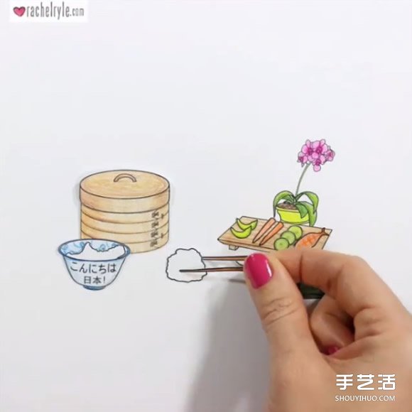 自制插画和拼贴 手绘风动画教你泡出完美拿铁(图5)