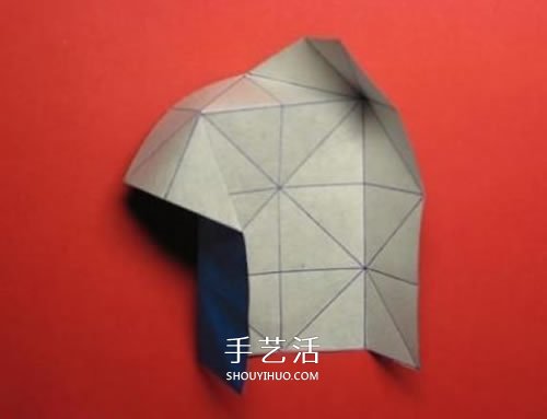 春意盎然的花球！手工折纸立体纸花球的教程(图7)