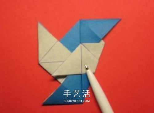 春意盎然的花球！手工折纸立体纸花球的教程(图10)