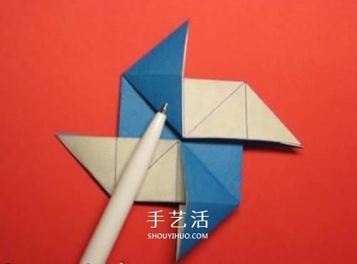 春意盎然的花球！手工折纸立体纸花球的教程(图9)