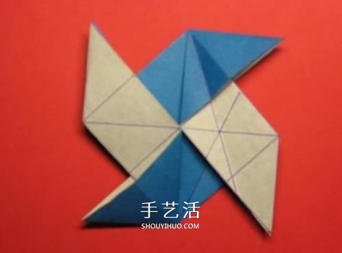 春意盎然的花球！手工折纸立体纸花球的教程(图12)