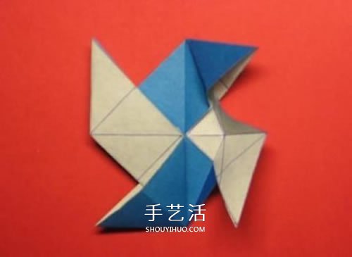 春意盎然的花球！手工折纸立体纸花球的教程(图13)