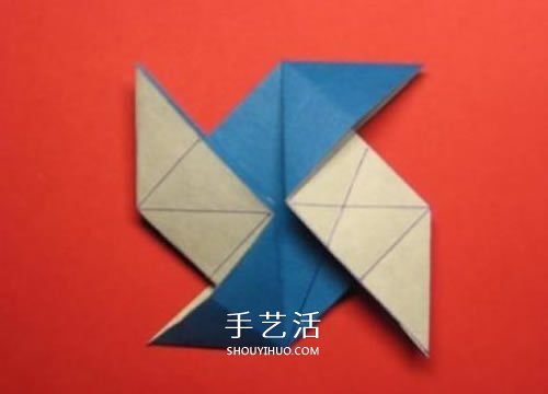 春意盎然的花球！手工折纸立体纸花球的教程(图11)