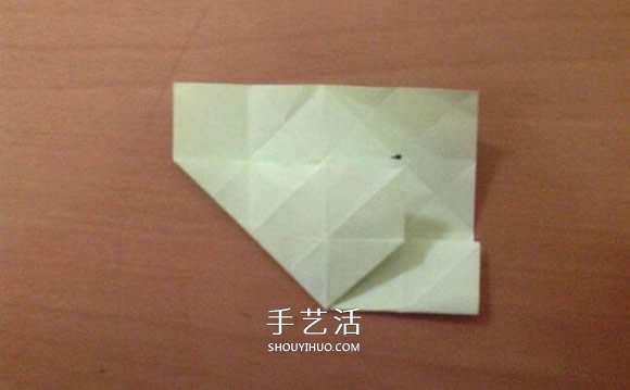 幸运四叶草的折法图解 怎么折纸四叶草步骤图(图9)