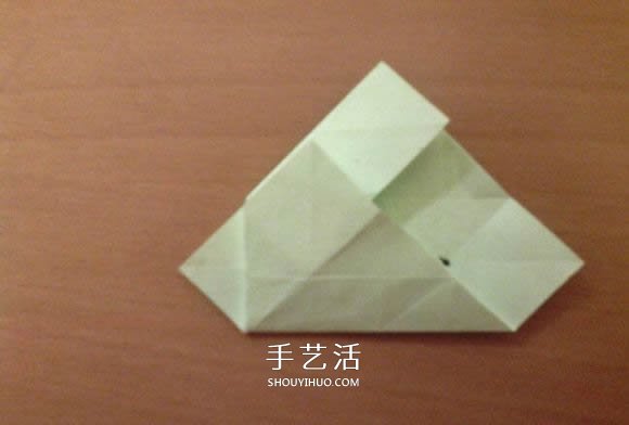 幸运四叶草的折法图解 怎么折纸四叶草步骤图(图14)
