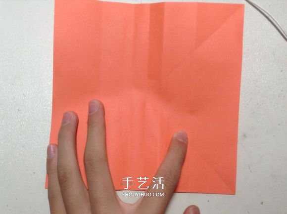 怎么折纸月季花的方法 手工月季花的折法图解(图4)
