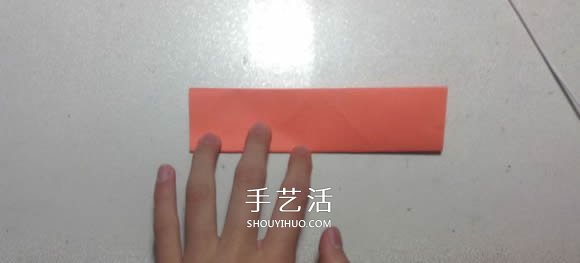 怎么折纸月季花的方法 手工月季花的折法图解(图3)