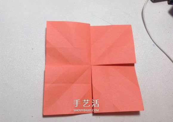 怎么折纸月季花的方法 手工月季花的折法图解(图21)