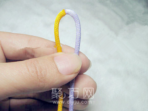 怎样编双钱结 中国结主线双钱结编法教程图解(图2)