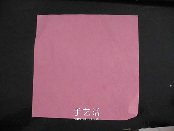 赠送初恋的小礼物！折纸蔷薇戒指的折法图解(图6)