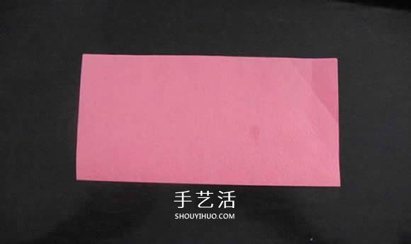 赠送初恋的小礼物！折纸蔷薇戒指的折法图解(图7)