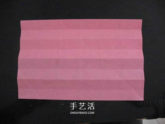 赠送初恋的小礼物！折纸蔷薇戒指的折法图解(图21)