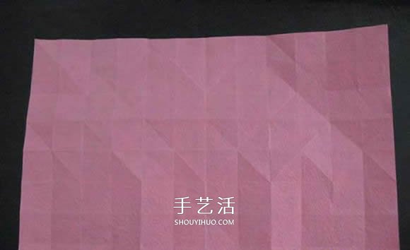 赠送初恋的小礼物！折纸蔷薇戒指的折法图解(图39)