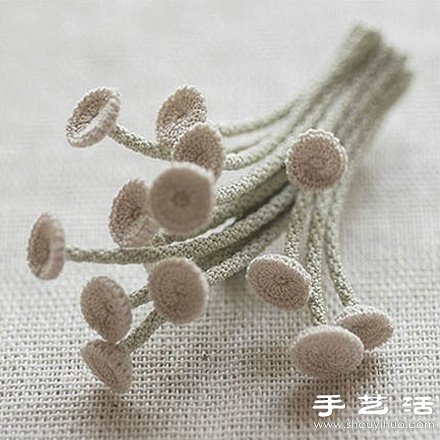 日本Jungjun的森系手工针织花卉(图4)
