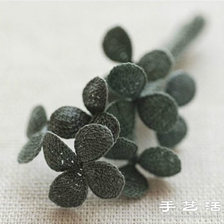 日本Jungjun的森系手工针织花卉(图8)