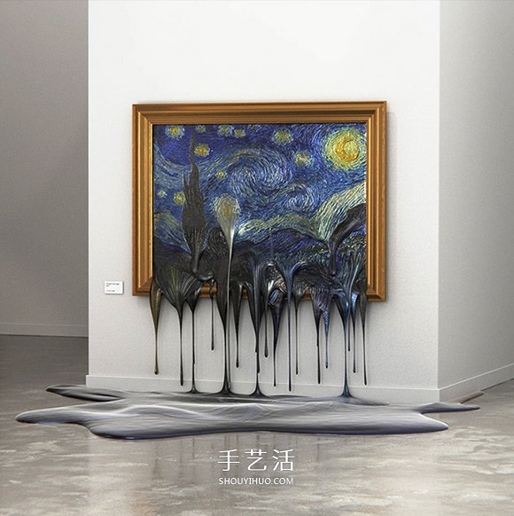 维也纳艺术家的小恶搞 如果世界名画融化了~(图1)