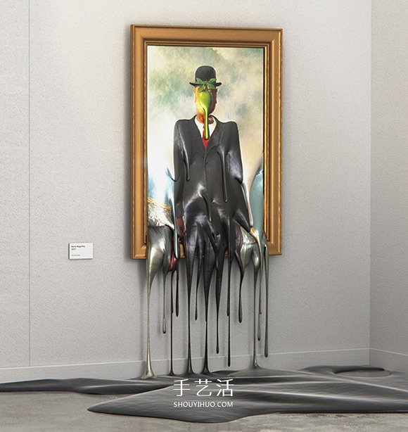 维也纳艺术家的小恶搞 如果世界名画融化了~(图3)