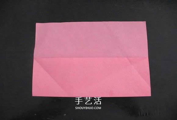 赠送初恋的小礼物！折纸蔷薇戒指的折法图解(图11)