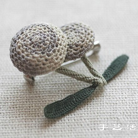 日本Jungjun的森系手工针织花卉(图5)