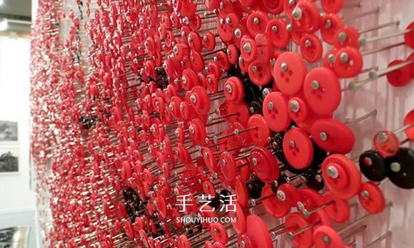 复杂且有诗意 利用扣子和钉子DIY制作创意画(图2)