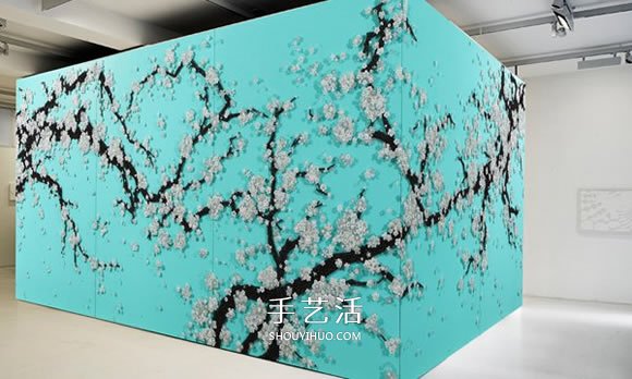 复杂且有诗意 利用扣子和钉子DIY制作创意画(图4)