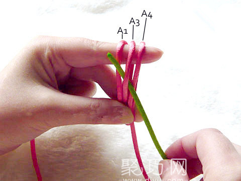 宝结的编法 怎样编中国结中的复翼宝结教程(图5)