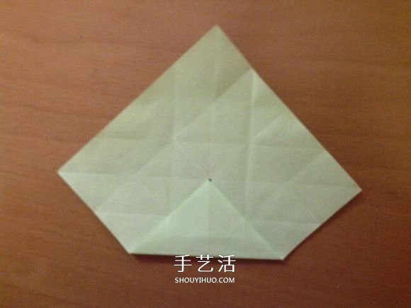 幸运四叶草的折法图解 怎么折纸四叶草步骤图(图4)