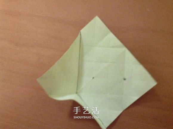 幸运四叶草的折法图解 怎么折纸四叶草步骤图(图5)