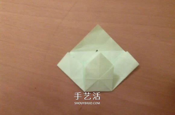 幸运四叶草的折法图解 怎么折纸四叶草步骤图(图7)