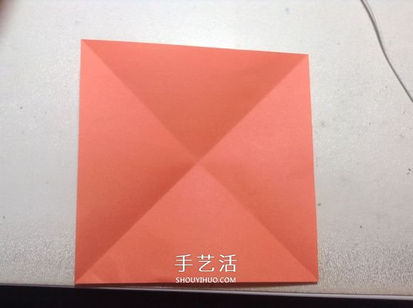 怎么折纸月季花的方法 手工月季花的折法图解(图3)