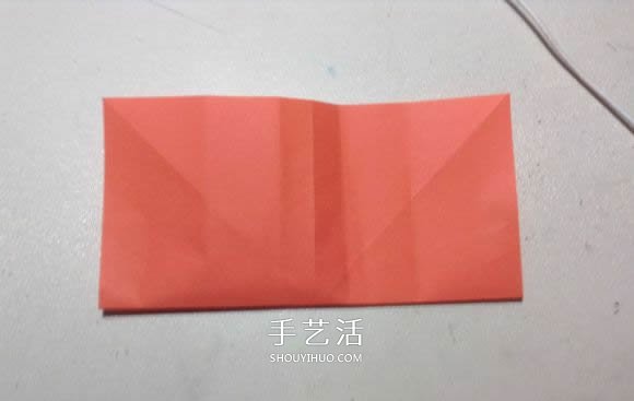 怎么折纸月季花的方法 手工月季花的折法图解(图8)