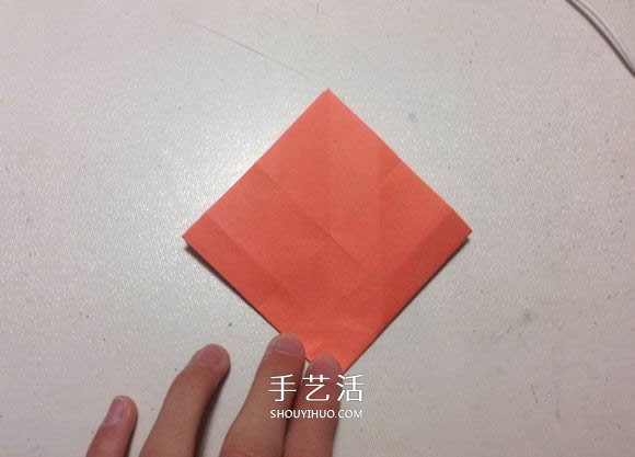 怎么折纸月季花的方法 手工月季花的折法图解(图15)