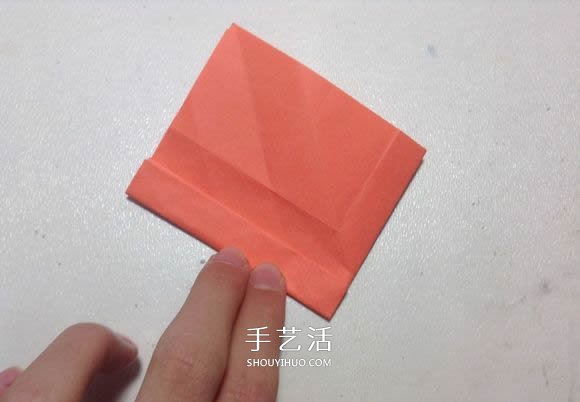 怎么折纸月季花的方法 手工月季花的折法图解(图17)
