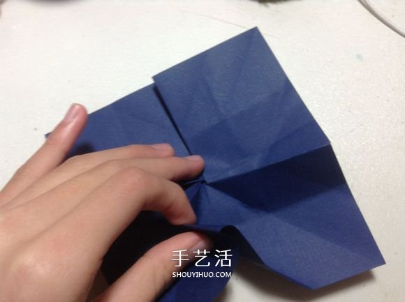 怎么折纸月季花的方法 手工月季花的折法图解(图29)