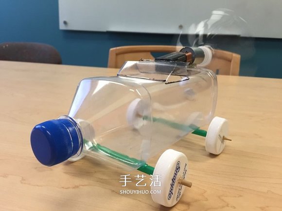 自制电动风力车玩具的制作方法教程 - 诺云双维造物网