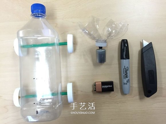 自制电动风力车玩具的制作方法教程(图21)