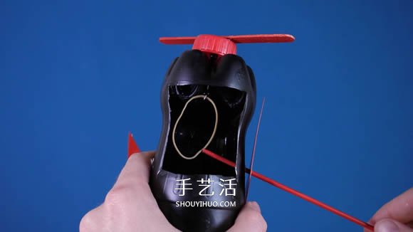 可乐瓶科技小制作 DIY橡皮筋动力飞机的方法(图27)