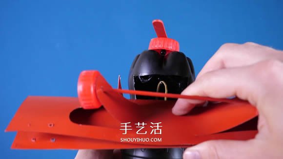 可乐瓶科技小制作 DIY橡皮筋动力飞机的方法(图33)