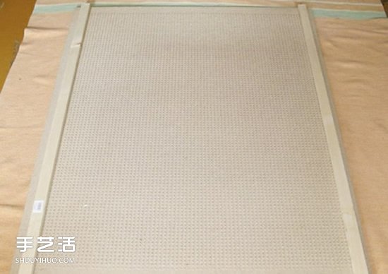 图钉画制作教程：他用一个月钉出女友肖像画(图14)